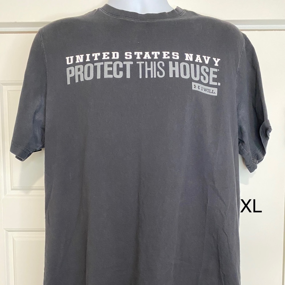 Under Armour Heat Gear Loose Fit United States Navy T-shirt XL - Black